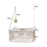 Maxbell Cat Hammock Playing Boho Handwoven Tapestry Swing Bed Wall Hanging Kitten