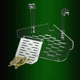 Maxbell Clear Turtle Basking Platform Climbing Ladder Reptile Tortoise Ramp 23cmx19.5cm