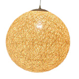 Maxbell Rattan Ball Lantern Pendant Lamp Chandelier Hanging Light for Farmhouse 30cm