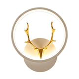 Maxbell Wall Lamp Dimmable Decor LED with Switch Modern Color Warm 20x23cm