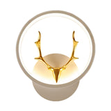 Maxbell Wall Lamp Dimmable Decor LED with Switch Modern Color Warm 20x23cm