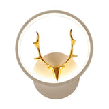 Maxbell Wall Lamp Dimmable Decor LED with Switch Modern Color Warm 20x23cm