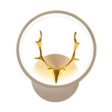 Maxbell Wall Lamp Dimmable Decor LED with Switch Modern Color Warm 20x23cm