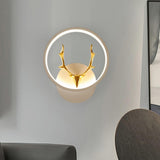 Maxbell Wall Lamp Dimmable Decor LED with Switch Modern Color Warm 20x23cm