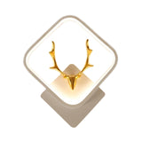 Maxbell Wall Lamp Dimmable Decor LED with Switch Modern Color Warm 24.5x29cm