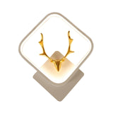 Maxbell Wall Lamp Dimmable Decor LED with Switch Modern Color Warm 24.5x29cm