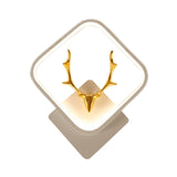 Maxbell Wall Lamp Dimmable Decor LED with Switch Modern Color Warm 24.5x29cm