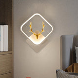 Maxbell Wall Lamp Dimmable Decor LED with Switch Modern Color Warm 24.5x29cm