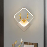 Maxbell Wall Lamp Dimmable Decor LED with Switch Modern Color Warm 24.5x29cm