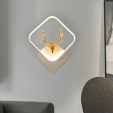 Maxbell Wall Lamp Dimmable Decor LED with Switch Modern Color Warm 24.5x29cm