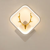 Maxbell Wall Lamp Dimmable Decor LED with Switch Modern Color Warm 24.5x29cm