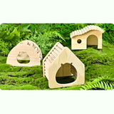 Maxbell Hamster House Hideout Playground Furniture for Gerbil Ferret 13cmx11cmx9cm