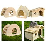 Maxbell Hamster House Hideout Playground Furniture for Gerbil Ferret 13cmx11cmx9cm