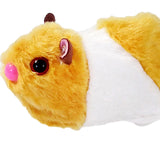 Maxbell Plush Toys Realistic Interactive Electric Cat Toy for Pets Kittens Gift Yellow Hamster