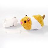 Maxbell Plush Toys Realistic Interactive Electric Cat Toy for Pets Kittens Gift Yellow Hamster