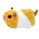 Maxbell Plush Toys Realistic Interactive Electric Cat Toy for Pets Kittens Gift Yellow Hamster