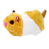 Maxbell Plush Toys Realistic Interactive Electric Cat Toy for Pets Kittens Gift Yellow Hamster