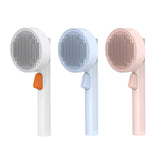 Maxbell Self Cleaning Slicker Brush Tangled Hairs Shed Hair Brush for Bathing White