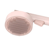 Maxbell Self Cleaning Slicker Brush Tangled Hairs Shed Hair Brush for Bathing Pink