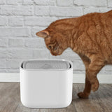 Maxbell Automatic Cat Water Fountain Low Noise Water Dispenser for Puppies White