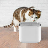 Maxbell Automatic Cat Water Fountain Low Noise Water Dispenser for Puppies White