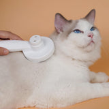 Maxbell Cat Grooming Brush Pet Slicker Brush Cat Comb Pet Cat Hair Remover Cat Brush White