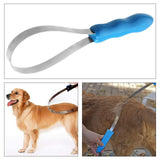 Maxbell Portable Pet Dematting Comb Knot Tool Rake Remover with Handle