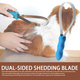 Maxbell Portable Pet Dematting Comb Knot Tool Rake Remover with Handle