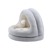 Maxbell Cat Bed Nest with Ball Cushion Soft for Kitten Small Medium Dog Small Cats