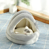 Maxbell Cat Bed Nest with Ball Cushion Soft for Kitten Small Medium Dog Small Cats