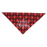 Maxbell Printing Triangle Scarf Bandana for Small Medium Dogs Cat Red