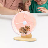 Maxbell Hamster Exercise Wheel Quiet Roller for Small Animals Supplies Pink