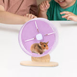 Maxbell Hamster Exercise Wheel Quiet Roller for Small Animals Supplies Purple