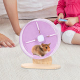 Maxbell Hamster Exercise Wheel Quiet Roller for Small Animals Supplies Purple