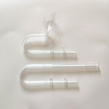 Maxbell Clear Fish Tank Filter Inflow Outflow Filter Water Tank Skimmer Surface 12mm A
