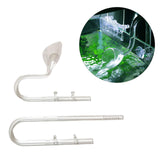 Maxbell Clear Fish Tank Filter Inflow Outflow Filter Water Tank Skimmer Surface 12mm A