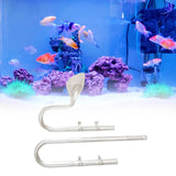 Maxbell Clear Fish Tank Filter Inflow Outflow Filter Water Tank Skimmer Surface 16mm A