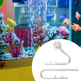Maxbell Clear Fish Tank Filter Inflow Outflow Filter Water Tank Skimmer Surface 12mm B