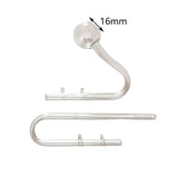 Maxbell Clear Fish Tank Filter Inflow Outflow Filter Water Tank Skimmer Surface 16mm B