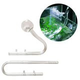 Maxbell Clear Fish Tank Filter Inflow Outflow Filter Water Tank Skimmer Surface 16mm B