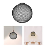 Maxbell Metal Pendant Lamp Shade Cover for Restaurant Kitchen Island Bedroom Black