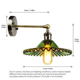 Maxbell Modern Wall Mounted Lamp Wall Sconce Fixture for Home Study Bedroom Green