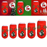 Maxbell Pet Christmas Clothes Winter Warm Flannel Hoodie Apparel for Pug Party 30cmx20cm
