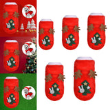 Maxbell Pet Christmas Clothes Winter Warm Flannel Hoodie Apparel for Pug Party 30cmx20cm