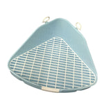 Maxbell Rabbit Litter Box with Grid Potty Trainer for Rabbit Bedding Supplies Cage Blue