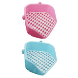 Maxbell Rabbit Litter Box Durable Portable Bunny Potty Trainer for Blue