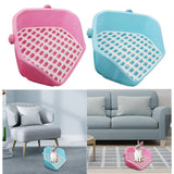 Maxbell Rabbit Litter Box Durable Portable Bunny Potty Trainer for Blue