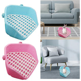 Maxbell Rabbit Litter Box Durable Portable Bunny Potty Trainer for Blue