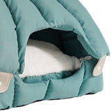 Maxbell Large Cat Bed Nest for Indoor Puppy Soft Pet Cushion Supplies Thick Kitten Blue