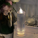 Maxbell LED Electronic Candle Flameless Romantic Creative for Christmas 6.3cmx18.3cm
